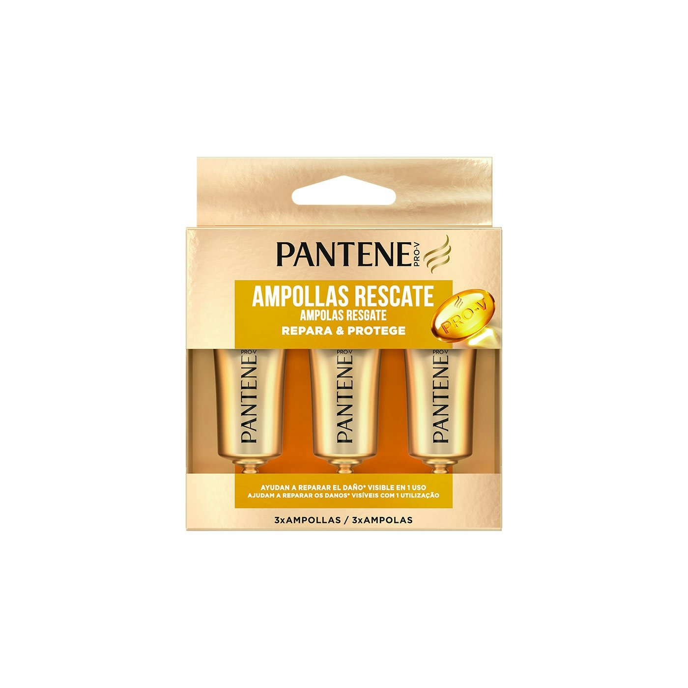 Ampollas Rescate Repara & Protege Pantene Pro-V 45Ml 0