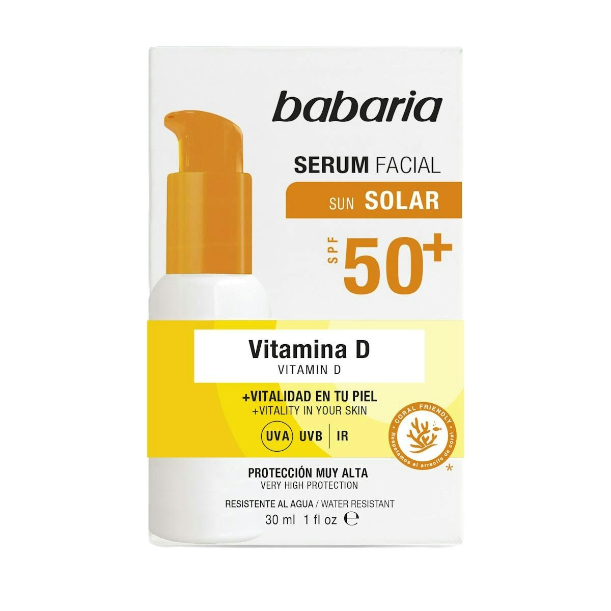 Sérum Solar Facial Vitamina D SPF 50+ Babaria 30Ml 0